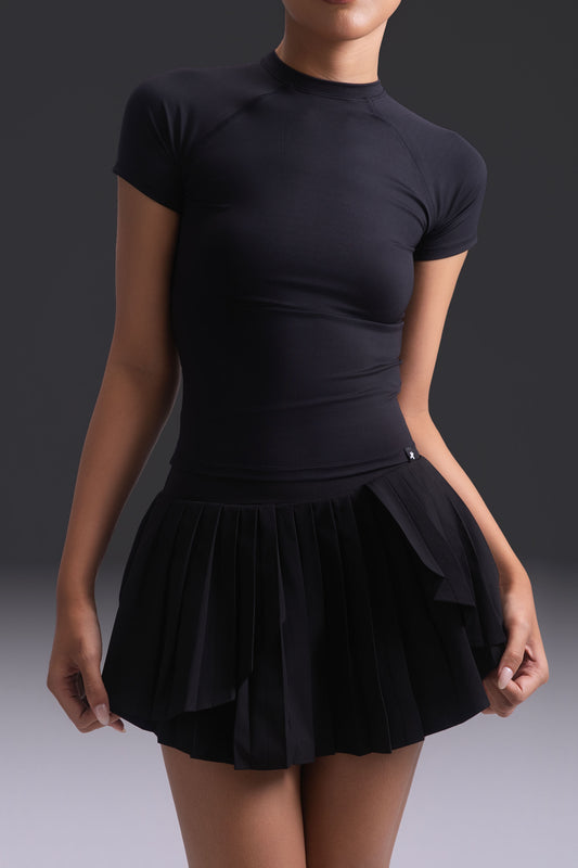 Laura Váy Xếp Ly - Đen