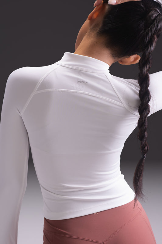 XTENSION áo khoác CURVE - Trắng